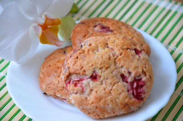 Strawberry scones