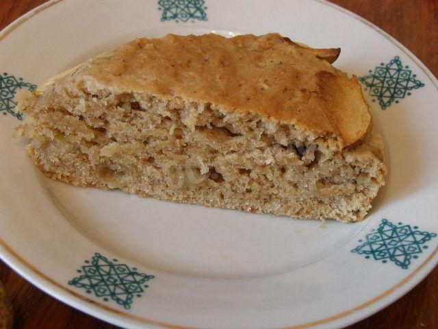 Apple charlotte without eggs