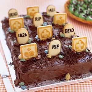 Chocolate Halloween cake