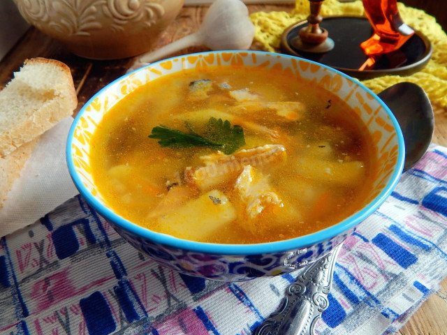 Canned tuna soup