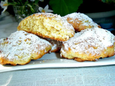 Apple shortbread cookies