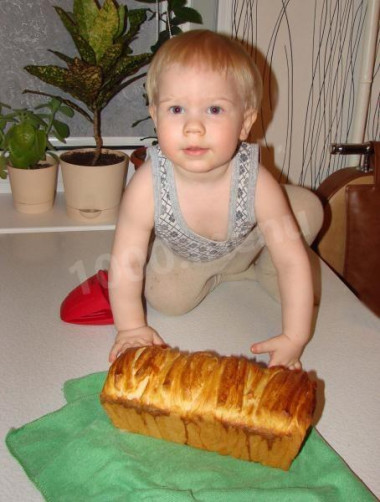 Italian milk bread Accordion