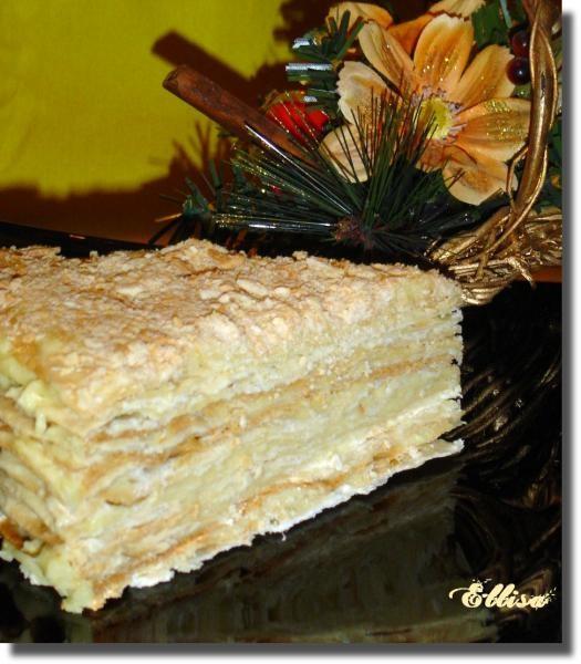 napoleon cake with custard classic