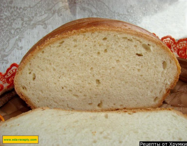 Yeast white bread with olive oil