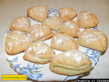 Cottage cheese cookies Triangles