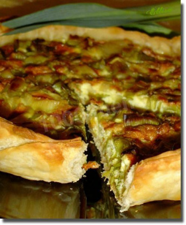 Leek pie