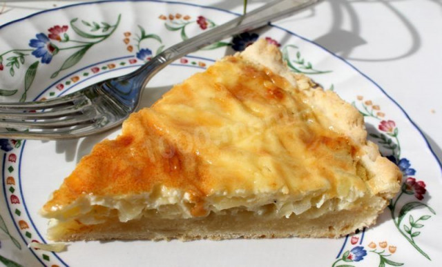 Castor onion pie