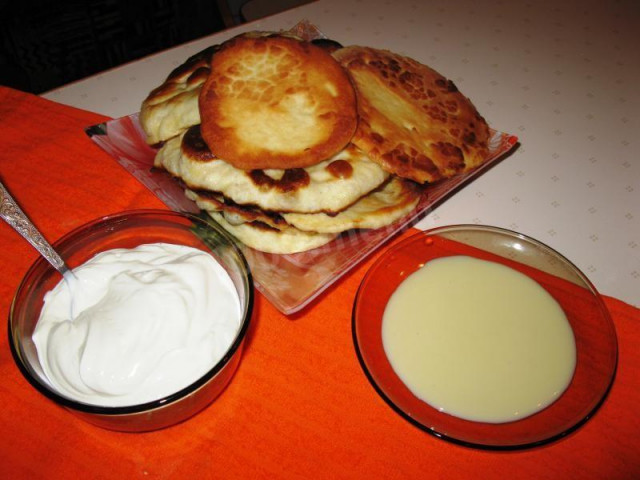 Tortillas with yeast and milk powder