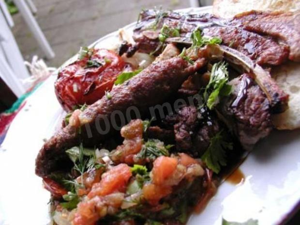 Beef ribs in tomato sauce