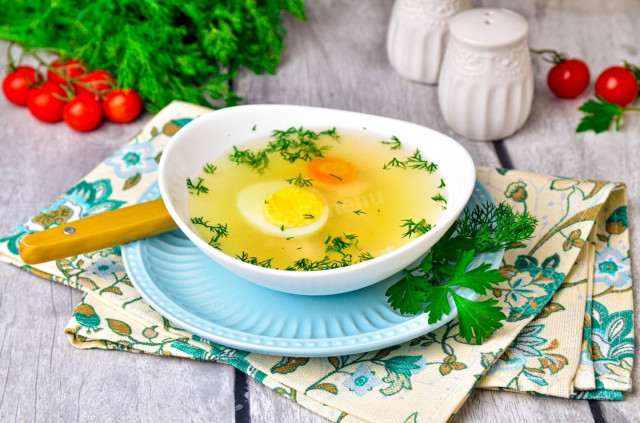 Chicken breast broth