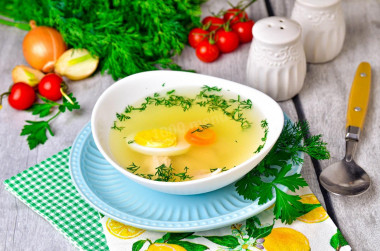 Chicken breast broth