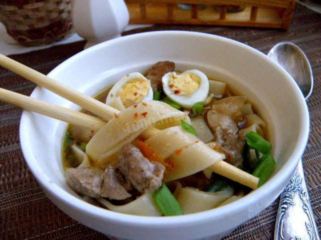 Homemade Ramen soup