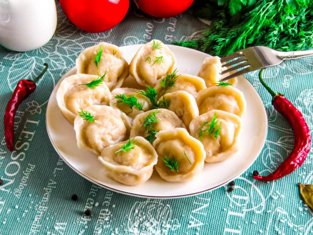 Homemade minced chicken dumplings