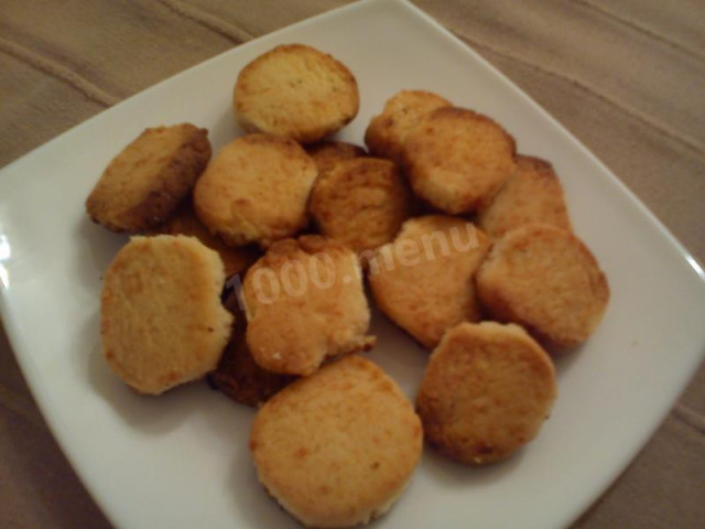 Cookies with parmesan and rosemary