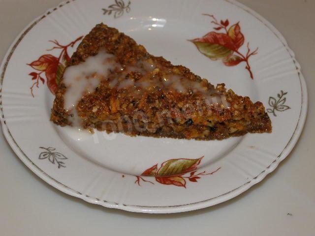 Carrot cake with almonds