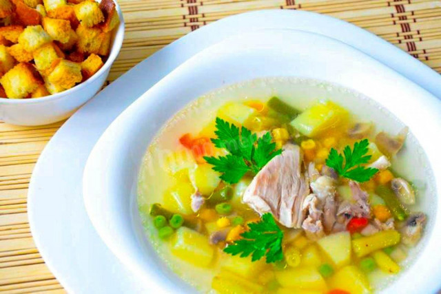 Chicken vegetable soup