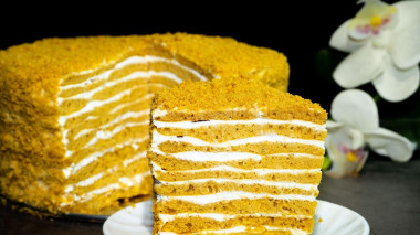 Honey Cake with sour cream