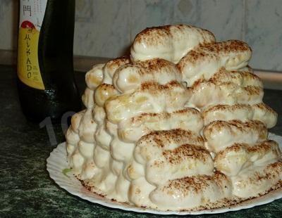 Sour cream cake Ladies' fingers