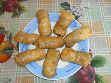 Turkish baklava in butter in honey syrup