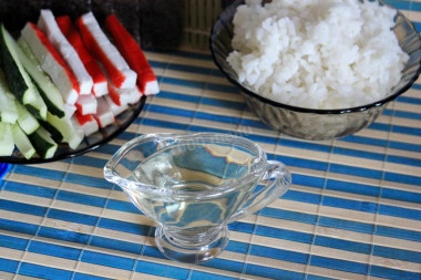 Rice dressing for rolls at home