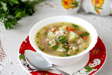 Krupnik Belarusian soup