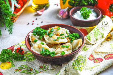 Dumplings with sauerkraut