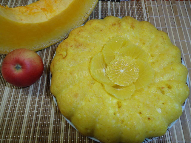 Pumpkin curd casserole