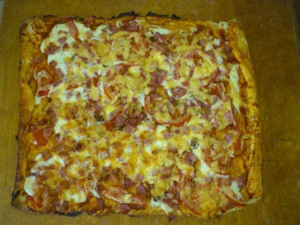 Homemade pizza