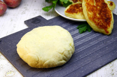 Mashed potato dough for pies