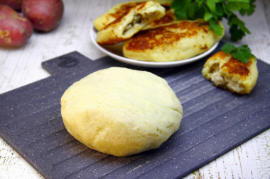 Mashed potato dough for pies