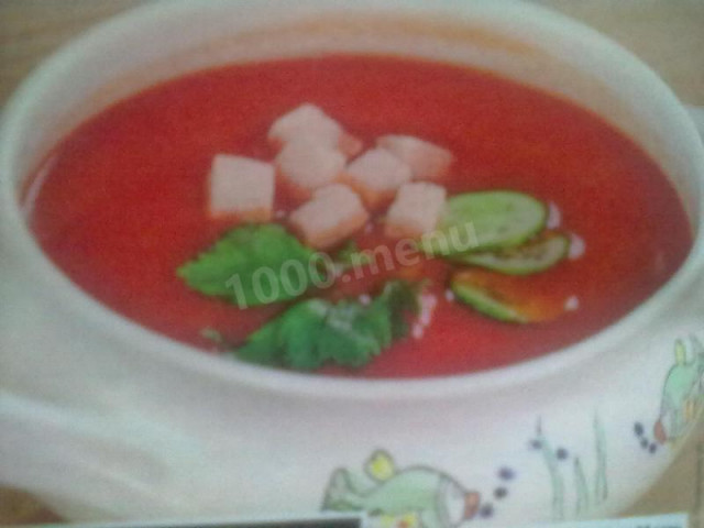 Gazpacho tomato soup