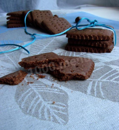 Chocolate-nut cookies