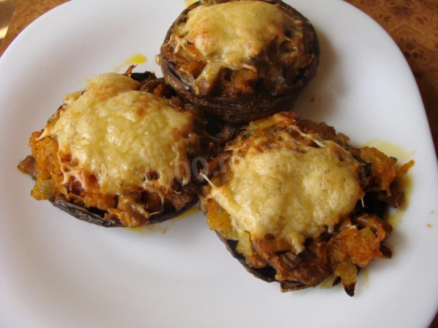 Stuffed Portobello mushrooms