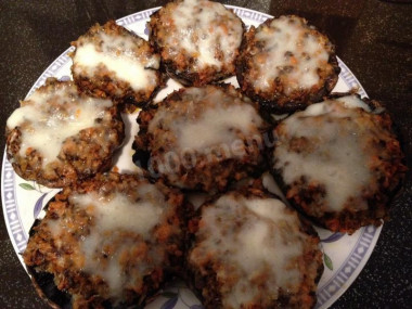 Stuffed Portobello mushrooms