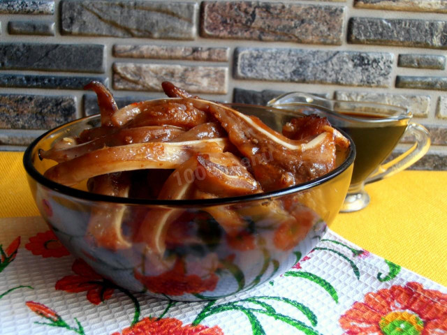 Pork ears in Korean at home