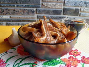 Pork ears in Korean at home