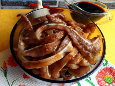 Pork ears in Korean at home