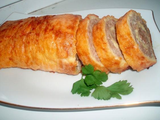 Hare meat roll