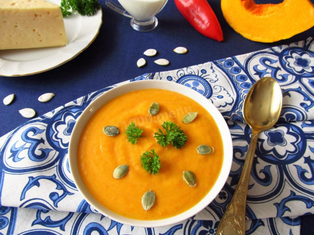 Vegetable puree soup