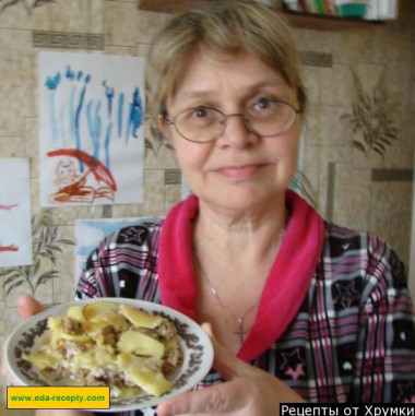 Potato casserole with ground beef