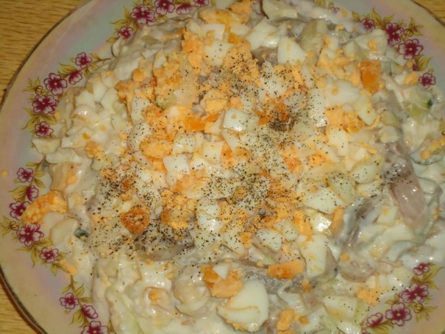 Herring in yogurt