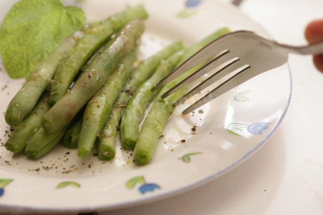 Steamed string beans