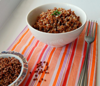 Steamed buckwheat