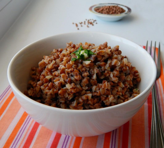 Steamed buckwheat