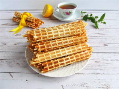 Waffles in a Soviet waffle iron