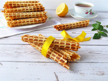 Waffles in a Soviet waffle iron