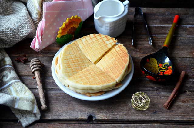 Thick waffles in an electric waffle iron