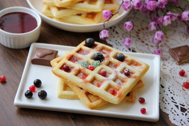 Belgian soft waffles