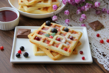 Belgian soft waffles