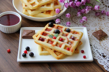 Belgian soft waffles